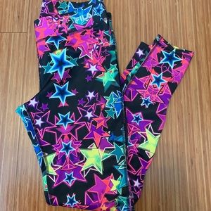 ✅SOLD✅Fila Sport Running leggings Multicolor Star